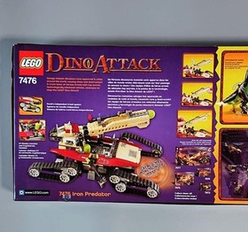 LEGO Dino Attack Iron Predator vs. T-Rex 7476 In 2005 New Retired