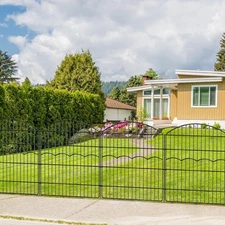 Decorative Garden Fence 6 Panels 6 Panels 13.4 ft (L)×32in (H) Metal Garden