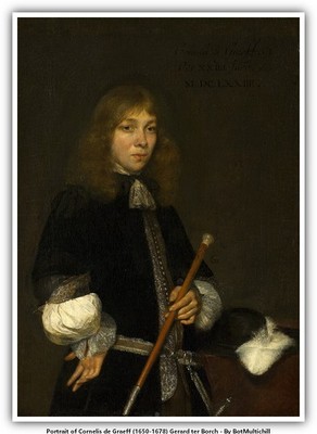 Portrait of Cornelis de Graeff (1650-1678) Gerard ter Borch