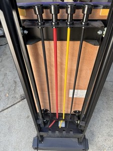 AeroPilates Purple Pilates Reformer with Rebounder and Foam Pad