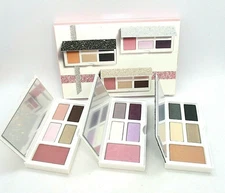 Clinique 3 Palette Eye Shadow & Blush Compacts Twinkle Trio for Face & Eyes Set