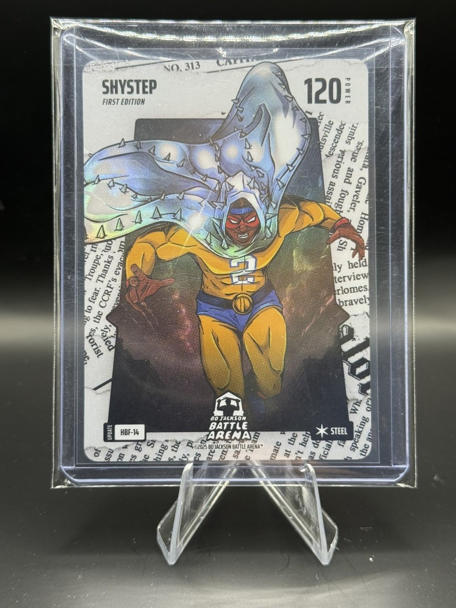 Bo Jackson Battle Arena Update #HBF-14 ShyStep Headliners Steel Battlefoil