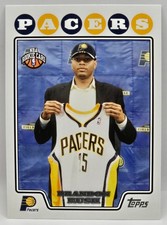 08-09 Topps Brandon Rush Rookie Card (Indiana Pacers) #208
