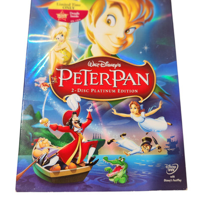 Peter Pan - Platinum Edition DVD 2-Disk With Slipcover Brand New Sealed ...