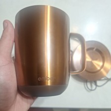 Ember Temperature Control Smart Mug 2, 14 Oz, brass only used once 