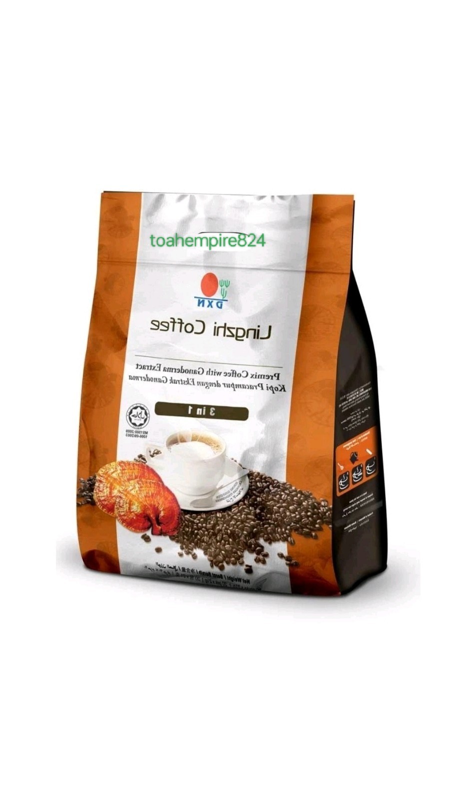 6 Packs DXN 3 in 1 Lingzhi Coffee - 20 Sachets, Smooth & Convenient + Fast Shipp