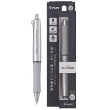 Dr. Grip Ergonomic Silver Writing Instrument Mechanism for Comfort and Quiet