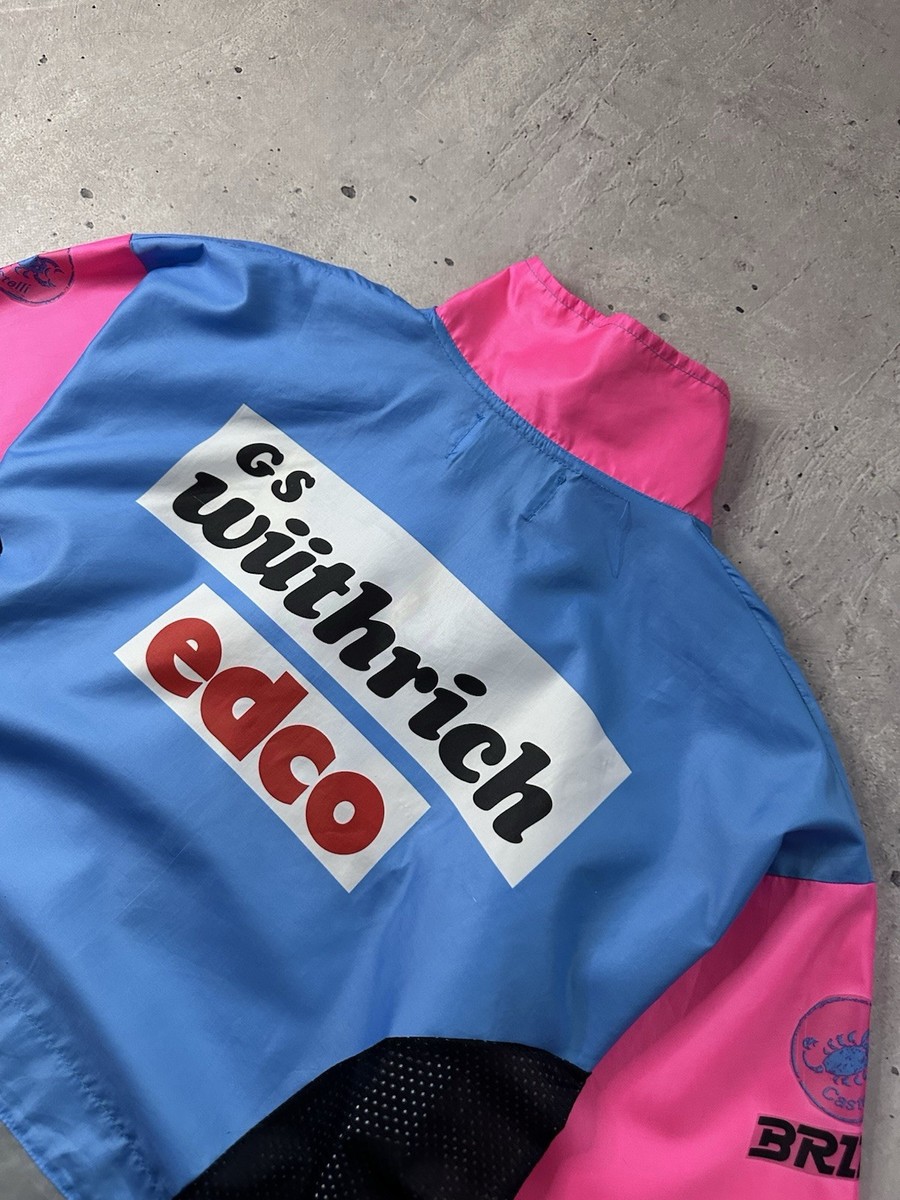 Castelli Vintage Cycling Jacket GS Wüthrich Edco Bianchi 90s Retro