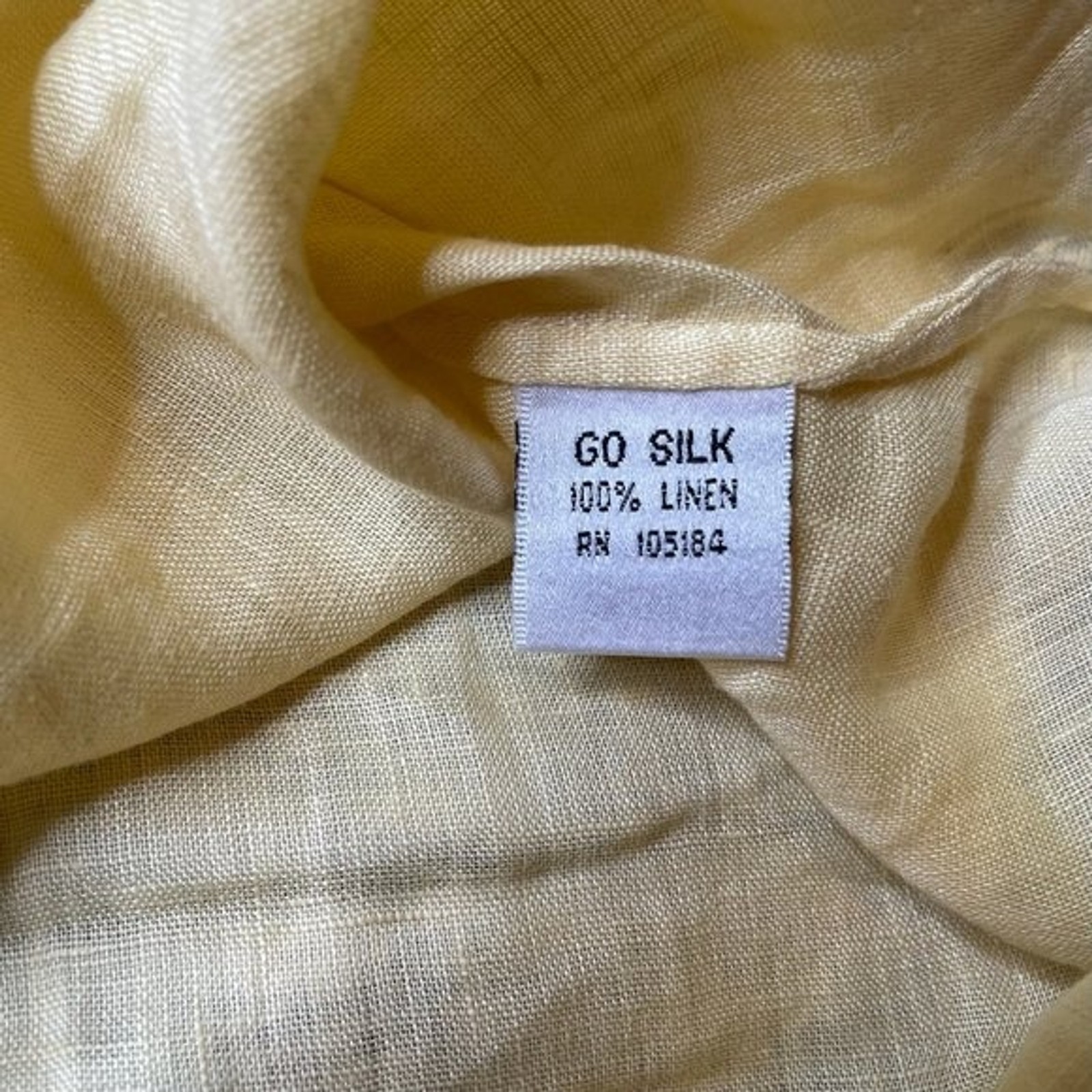 Unbranded 100% Linen Sleeveless Button Up Button … - image 8