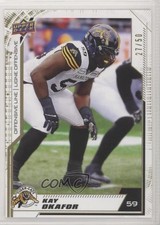 2020 Upper Deck CFL Gold 27/50 Kay Okafor #32 m7v