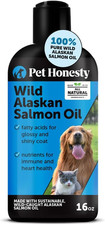 Wild Alaskan Salmon Oil, Omega-3 Fish Oil for Dogs and Cats, Fatty Acids, Salmon