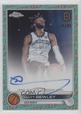 2022 Chrome OTE Overtime Elite Aqua & Red Refractor 74/99 Matt Bewley Auto 1pe9