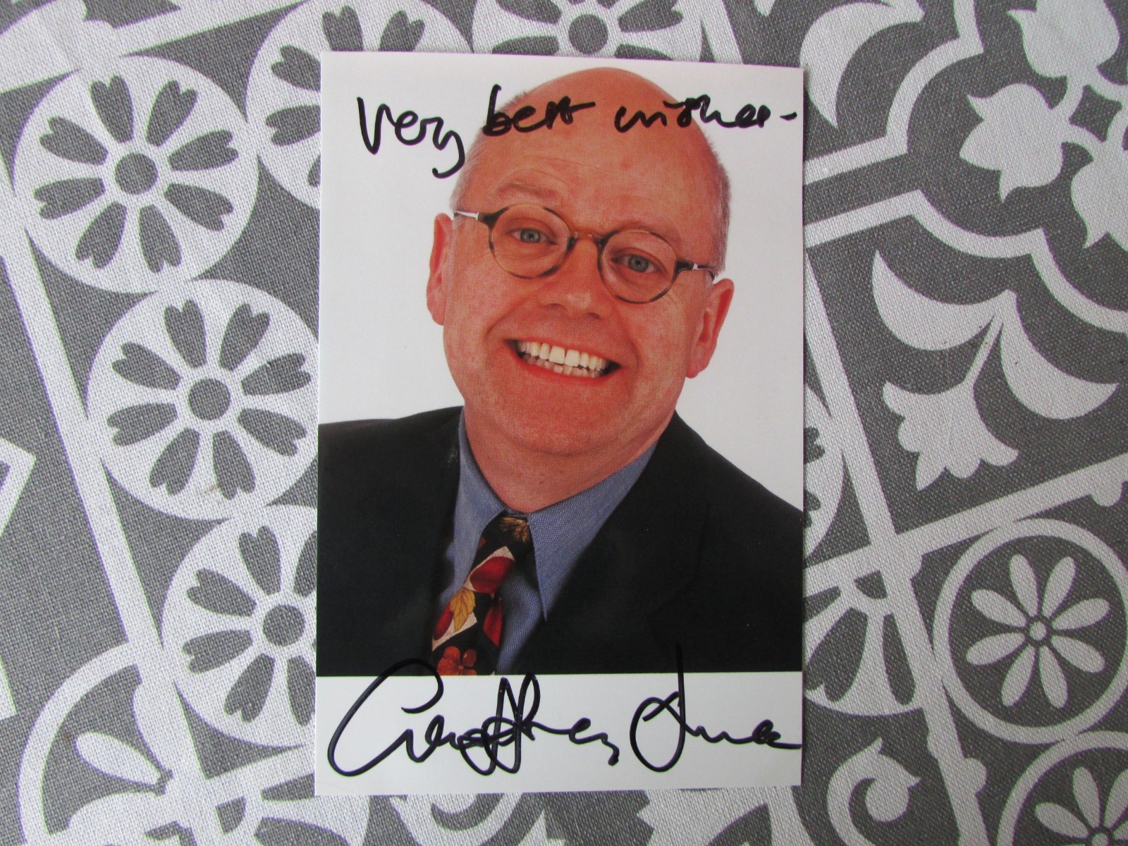 Geoffrey Durham the Great Soprendo TV Magician Original Hand Signed Photo