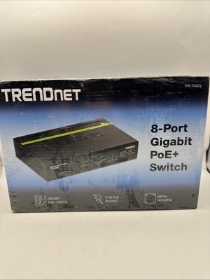 TRENDnet  8-Port Gigabit PoE+ Switch, TPE-TG82G - NEW