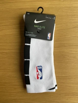 Nike NBA Elite Crew Socks White/Black EU42-46