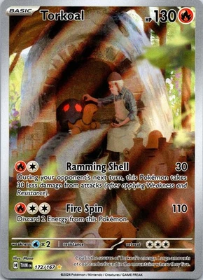 Torkoal Illustration Rare SV06: Twilight Masquerade 172/167 NM - Image 1 of 3
