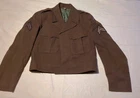 WWII US Army Ike Jacket Wool Field Coat Brown 40R Vintage Military