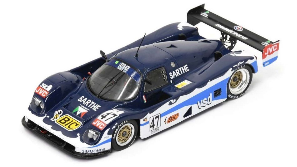 STATIC MODEL CAR SPARK COUGAR C 26 S #47 24H LE MANS 1991 1/43 SCALE