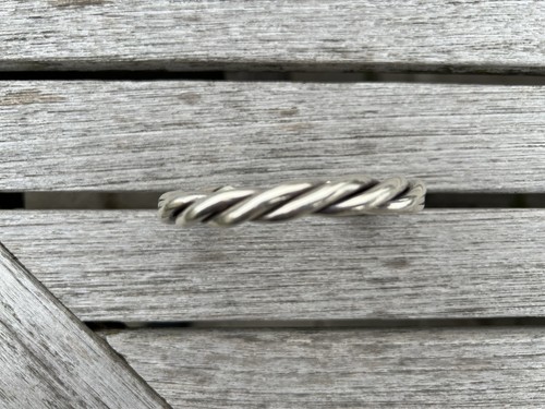 Silpada B0014 Sterling Silver 925 Thick Twisted Rope Cable Cuff Bracelet - 6.5" - Bild 3 von 9