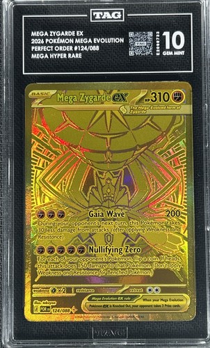 Mega Zygarde ex graded TAG 10 for sale on eBay