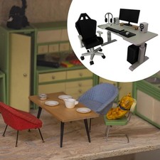 Miniature Office Furniture Collection Simulated Mini Gaming Chair Model