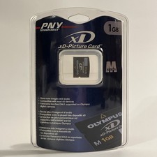 New Olympus M-XD1GM 1GB Type M xD-Picture Flash Memory Card PNY P-XDM1G-RF3