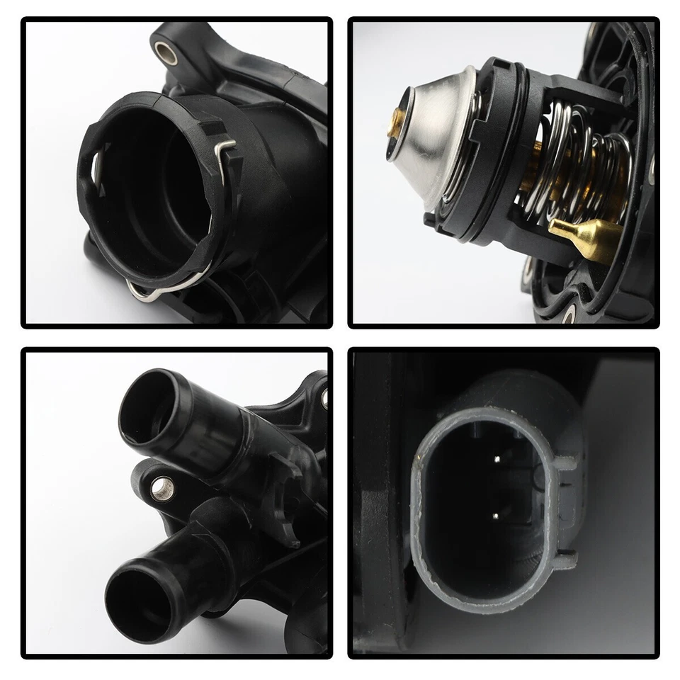 Carcasa termostato A2712000315 NUEVO para Mercedes-Benz SLK250 C250 cupé base Foto 2 de 4