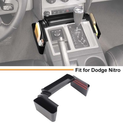 3x Gear Shift Side Storage Box Organizer Kit Accessories for Dodge Nitro 2007-12