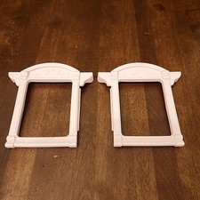 2 1993 Fisher Price Loving Family Dream Dollhouse Replacement Pink Window Frame