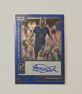 Armando Broja Signature Series 2022-23 Panini Donruss Soccer Chelsea No. SS-ABA