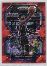 2021-22 Panini Prizm Red Ice Prizm Terence Davis II #139 c4h
