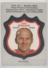1972-73 O-Pee-Chee Player's Crests Gary Bergman #8 1ct0