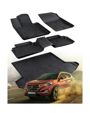 CreekT All Weather Floor mats  Trunk mat for Hyundai Tucson 2022-2025 2026 N...