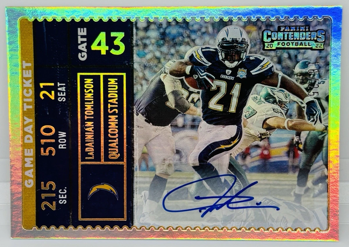 その他 Bowman Relics Auto LaDainian Tomlinson 2001 BOWMAN'S BEST #124 LADAINIAN TOMLINSON ROOKIE RC #/1499 PSA