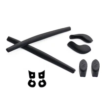 Rubber Kit Arm Ear Socks/Leg & Nose Pad Nose Holder Set for-Oakley Juliet Black