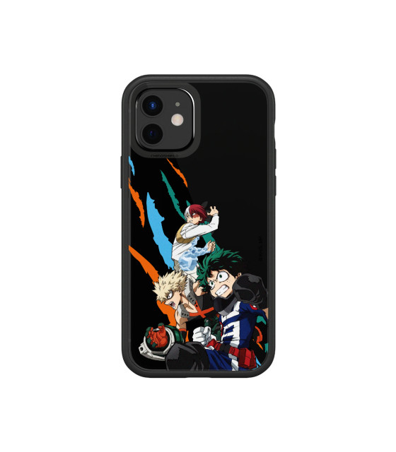Coque RhinoShield My Hero Academia Trio pour iPhone SE, 8 et 7