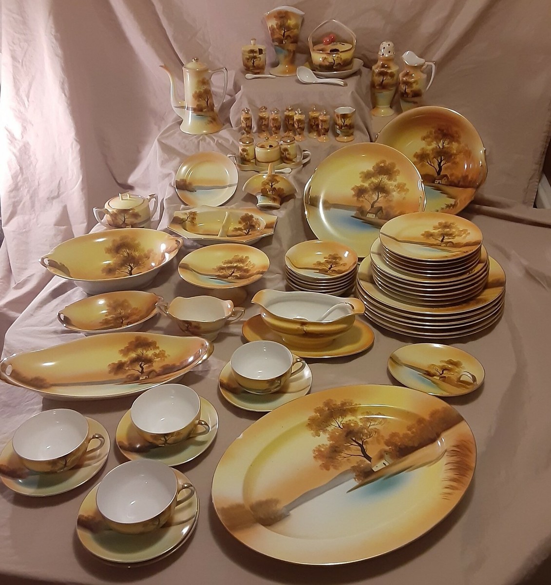 Noritake TREE IN THE MEADOW Bundle - RED MARK | eBay