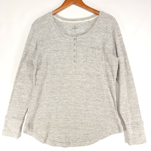 Woolrich Sweatshirt Mens Henley Waffle 
