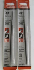 2x NICHOLSON BLACK DIAMOND 21874NN GENERAL PURP /HAND SAW XX SLIM TAPER FILES 6"