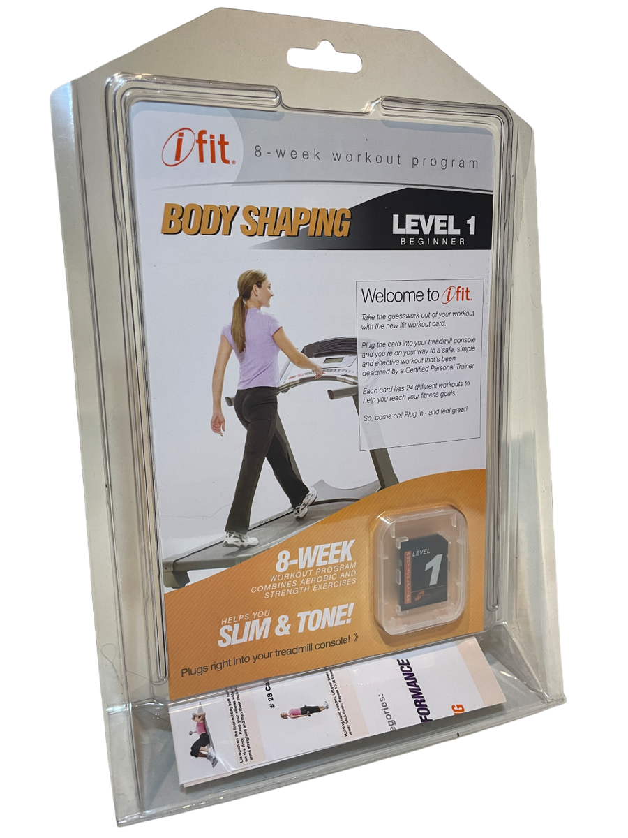 iFit 8-Week Workout Program SD Card Treadmill Body Shaping