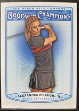 2019 Upper Deck Goodwin Champions 24 Alexandra O'Laughlin Golf Media Personality