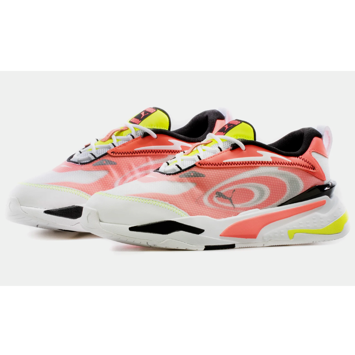 Puma RS Fast Paradise Men's 11.5 White/Ignite Pink/Yellow Alt