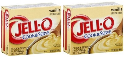 Jell-O Vanilla Cook & Serve Pudding and Pie Filling 2 Pack