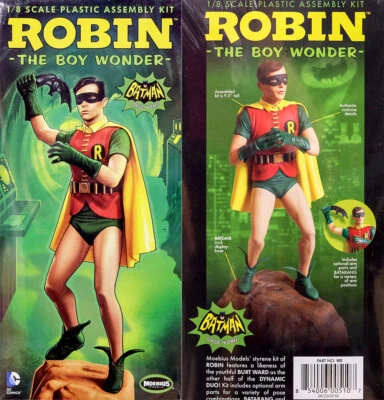 1966 Batman TV Serie Robin Figur The Boy Wonder 1:8 Model Bausatz Moebius 951