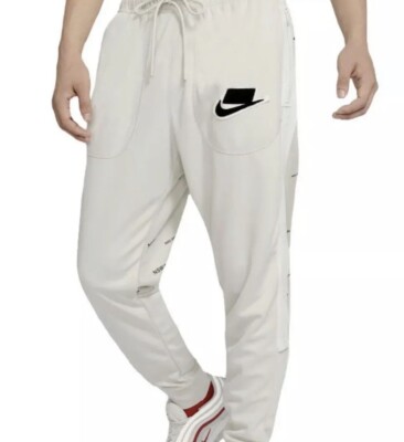 Nike NSW Sport Pack Track Pants Light Bone Summit White CD4633-072 Men s Size XL