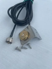 NMO STAINLESS STEEL L BRACKET FENDER MOUNT WITH PL259 MADE IN USA