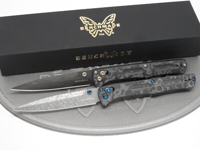 Benchmade Fact Gold Class 417BK-231 & 417-232 Matched Set Folding Knife #122