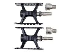 MKS Promenade Ezy Folding MTB City QR Anti-theft Bike Pedals 9/16 Inch Black