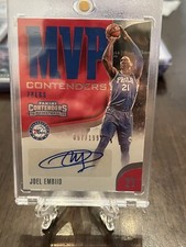 Joel Embiid Auto 2018-19 Panini Contenders 57 /199  76ers MVP Contenders Philly