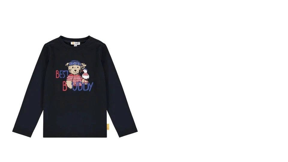 STEIFF fish & ship Langarmshirt best buddy, dunkelblau gr.92 - Bild 1 von 1